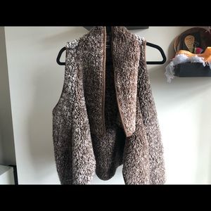 Plush vest/wrap
